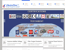 Tablet Screenshot of electroflow.com